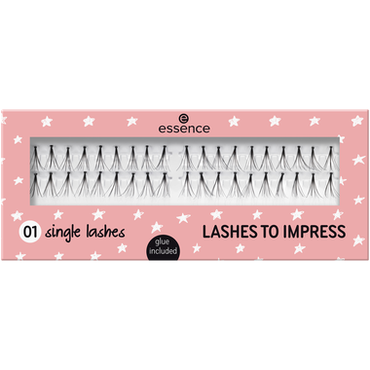  Essence Lashes to impress sztuczne rzęsy w kępkach, 40 szt./1 opak. 